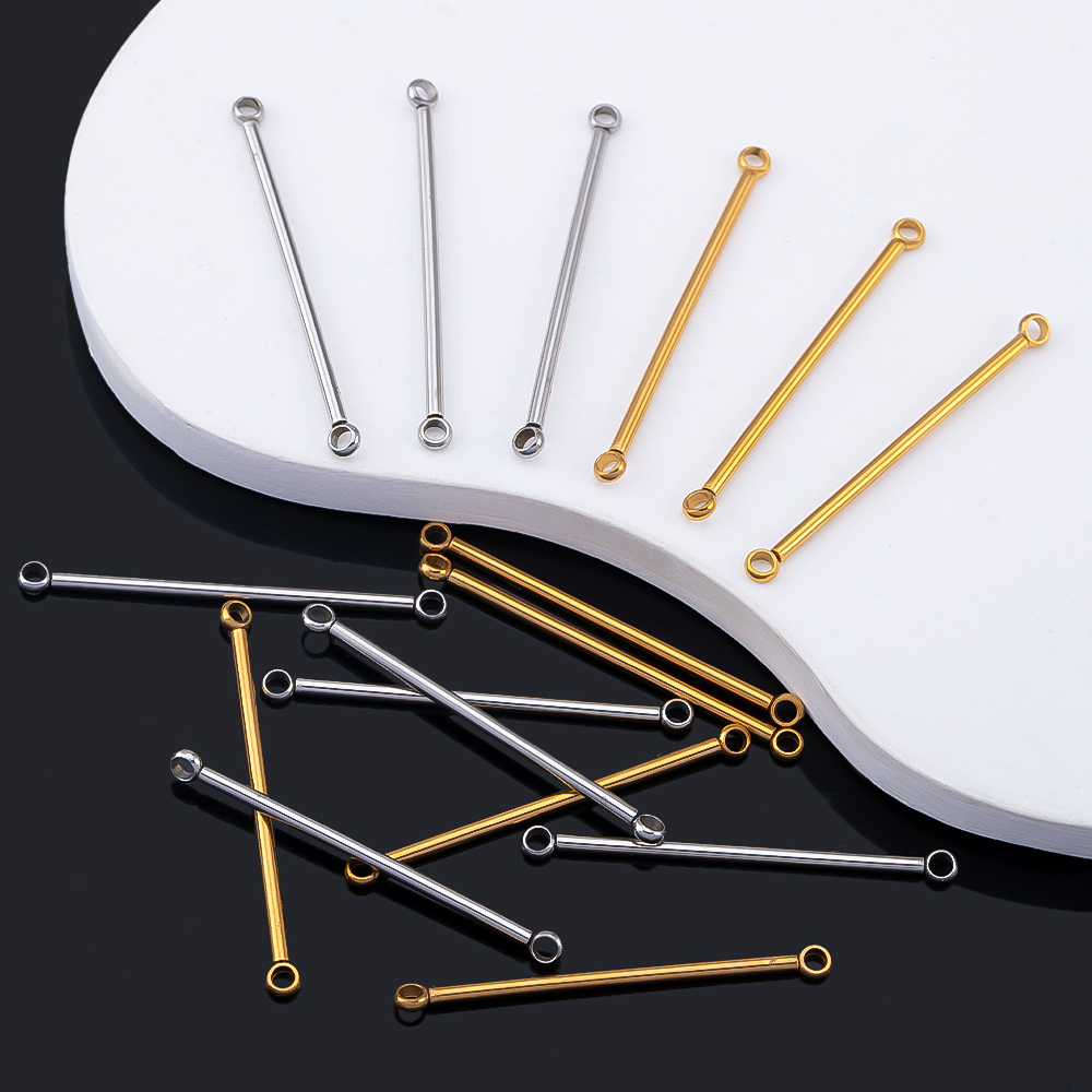 Jewelry Making Drill - 10 Buah Batang Penghubung Cincin Ganda