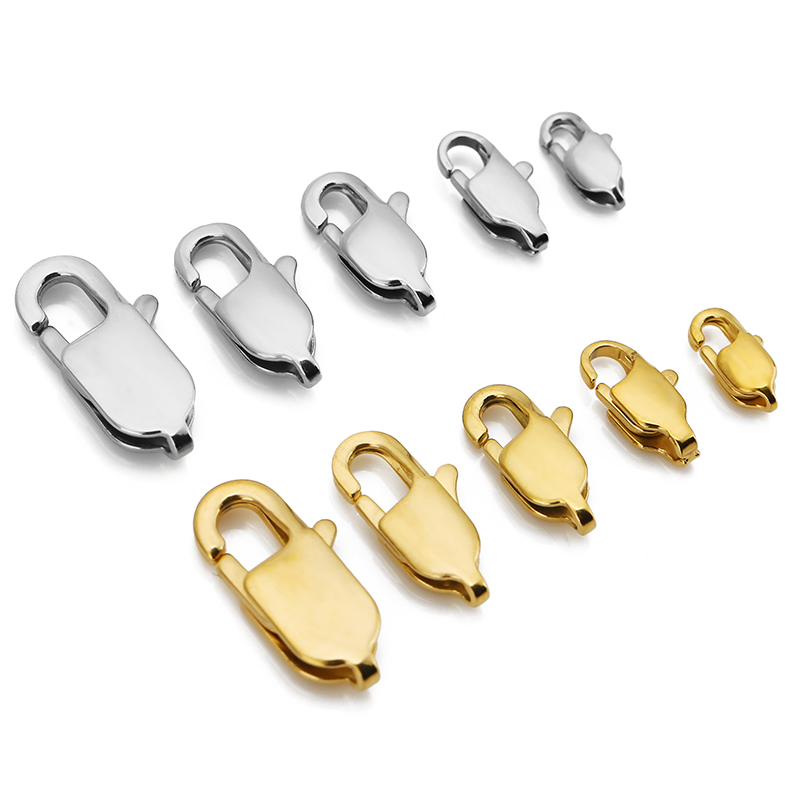 10 Buah Konektor Kait Gesper L - Lobster Clasp Silver ulasan dan harga