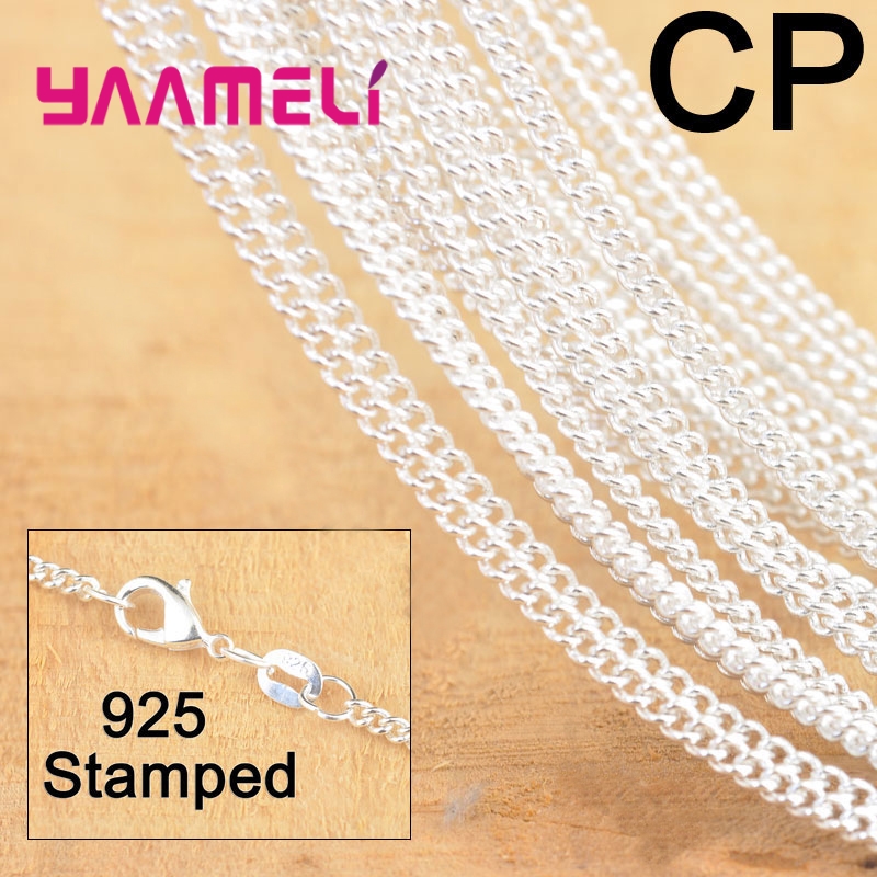 10 Buah Diskon Besar 18 Inci 9 - Lobster Clasp Silver ulasan dan harga