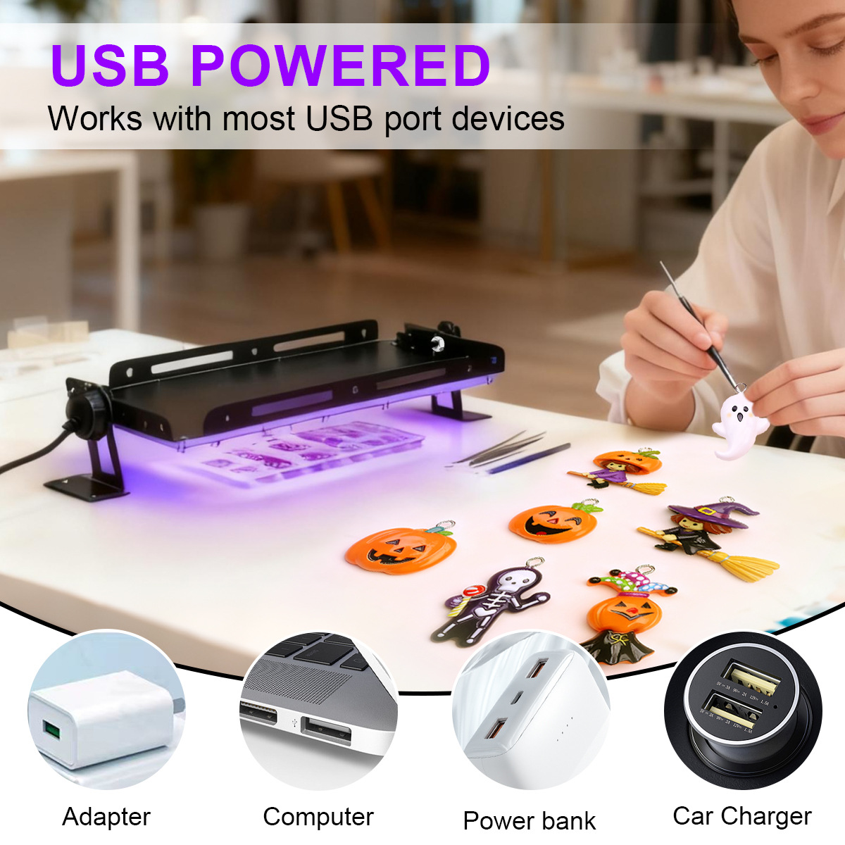 Lampu Pengering Resin UV LED P - Jewelry Making Dc ulasan dan harga