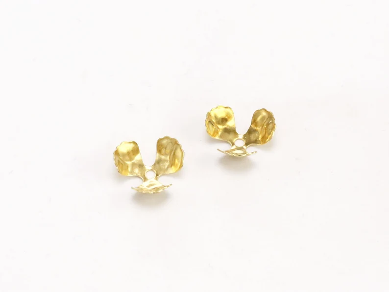 100 buah tutup manik-manik kun - Jewelry Making Gemstones ulasan dan harga