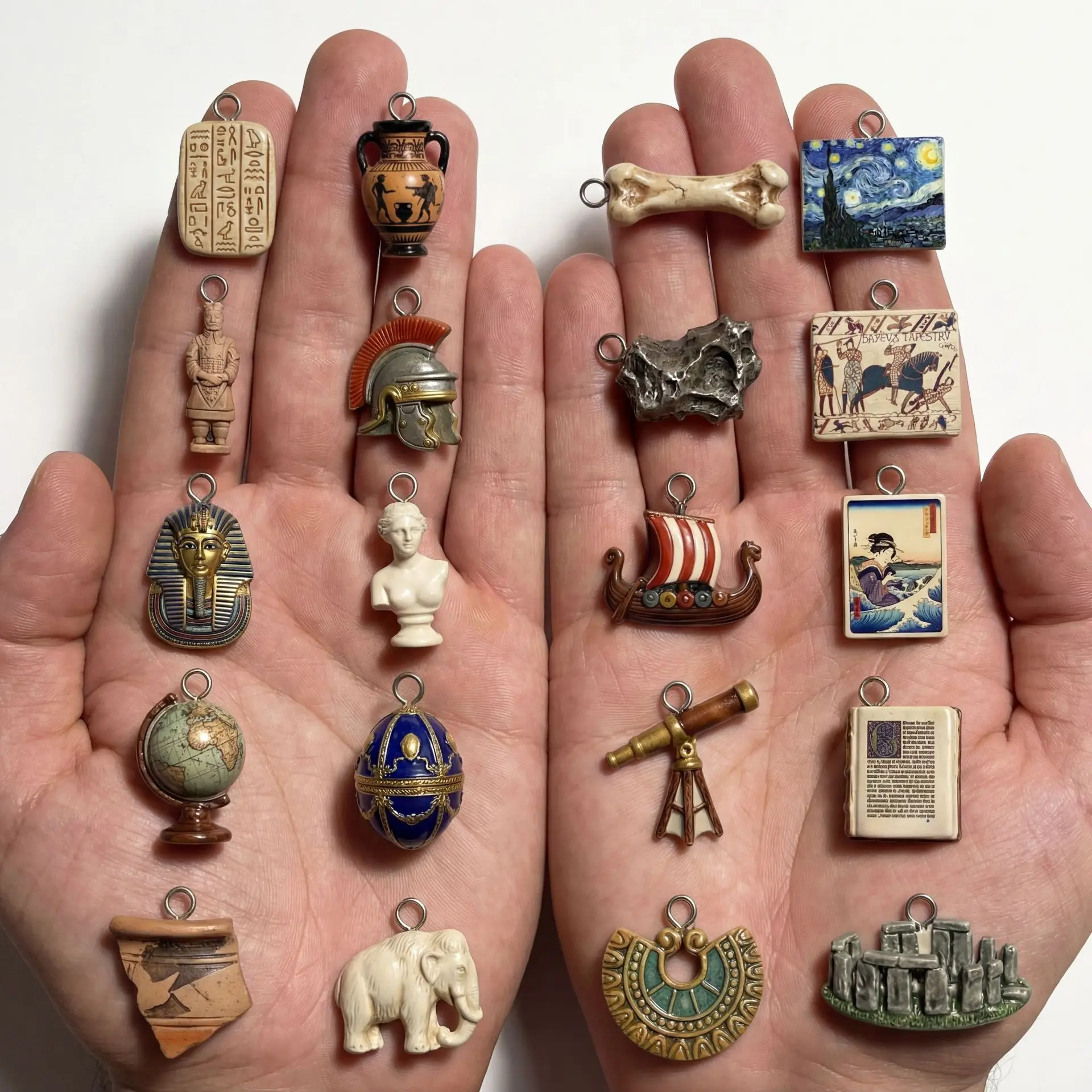 Miniatur Figur Antik Sejarah D - Jewelry Making History ulasan dan harga