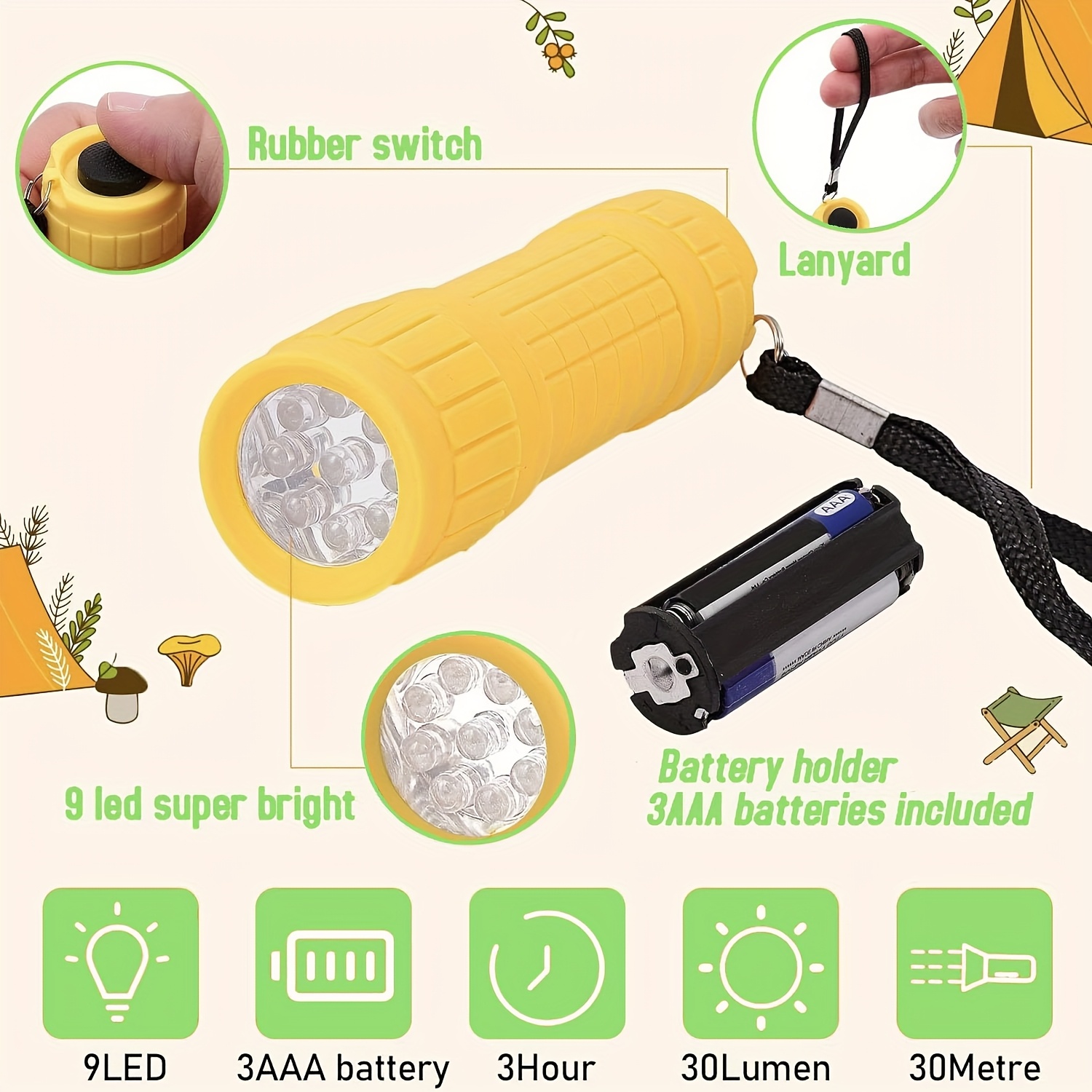 Senter Portabel Mini 9XPE Lamp - Jewelry Making Torch ulasan dan harga