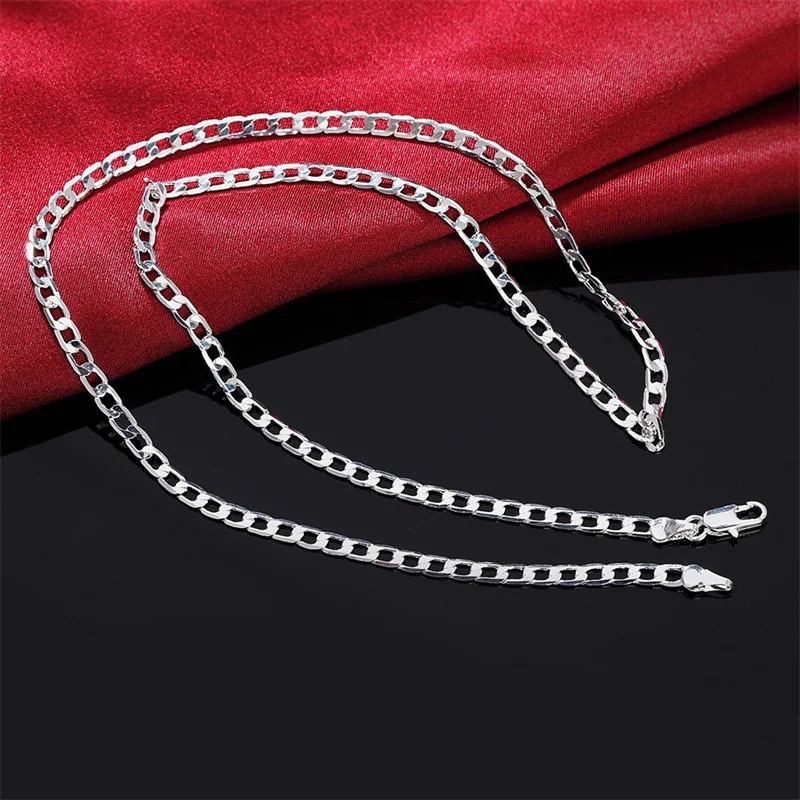 Kalung perak Sterling 925 pria - Lobster Clasp Silver ulasan dan harga