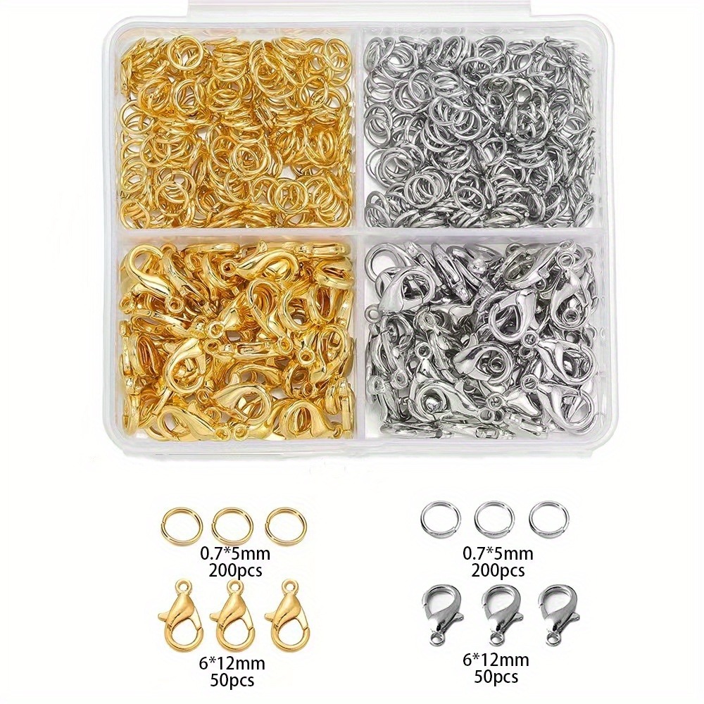 350/500 Buah, Satu Set Kombina - Lobster Clasp Silver ulasan dan harga