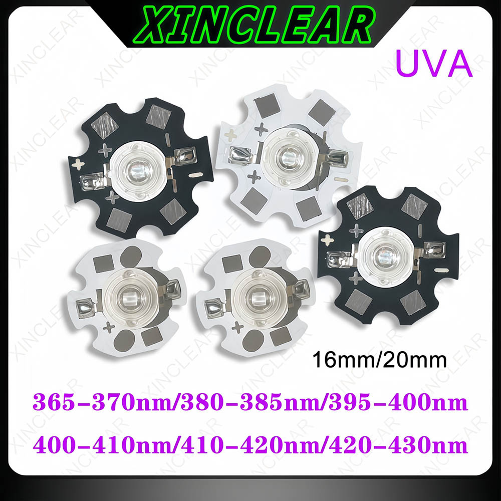 Chip LED UVA 3W, UVA 370nm 380 - Jewelry Making Board ulasan dan harga