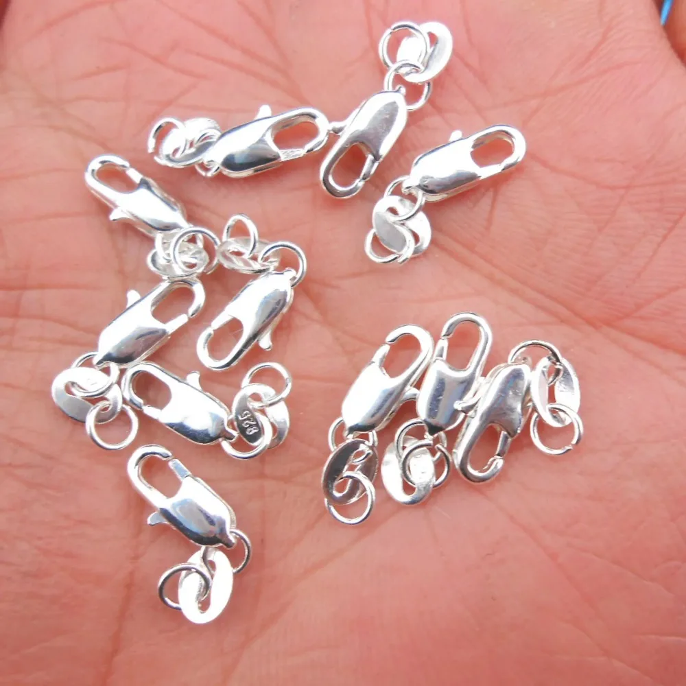 20 buah gelang rantai dengan p - Lobster Clasp Silver ulasan dan harga