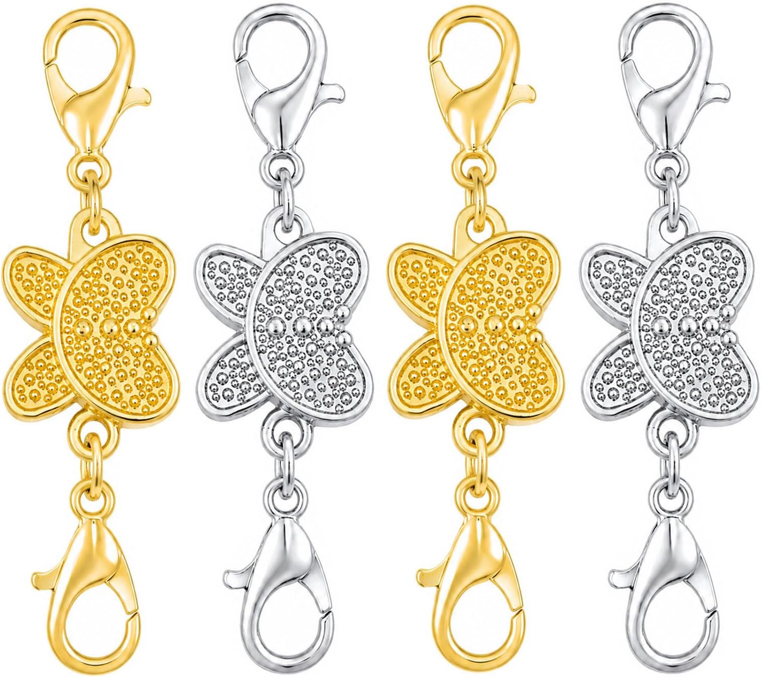 Gantungan Kalung Magnetik Bent - Lobster Clasp Silver ulasan dan harga