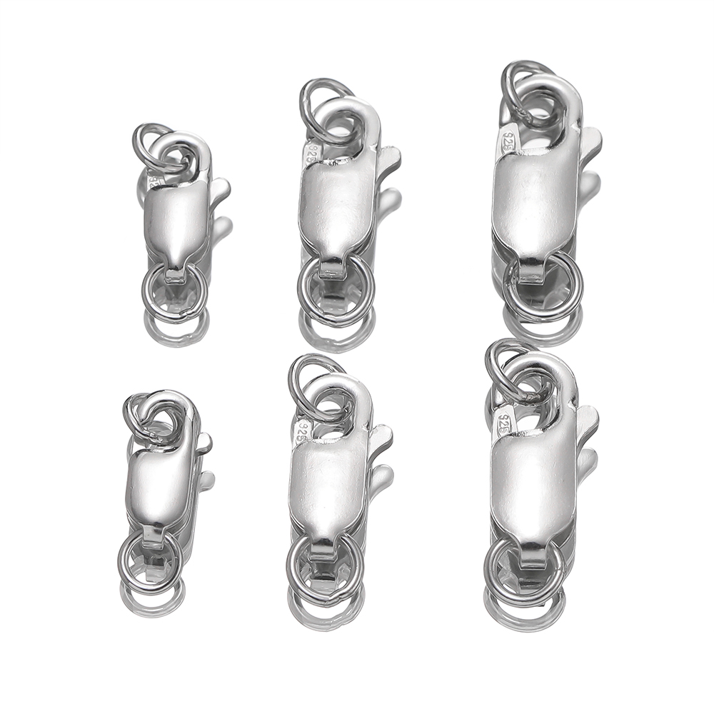 2 Buah Gesper Konektor Perhias - Lobster Clasp Silver ulasan dan harga
